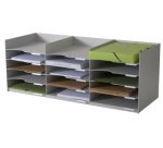 Station de tri Formularbox, 15 compartiments, gris