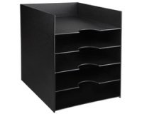 Station de tri Formularbox, 5 compartiments, noir