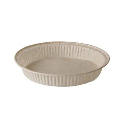 Pie mold "Pure", round, in brown paper