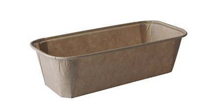 Moule "Pure", rectangulaire, en papier brun