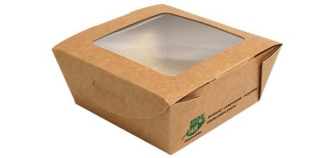 Boîte à épicerie fine 'pure', carré, 350 ml