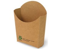 Etui pour frites 'pure', brun