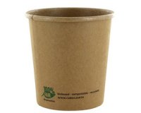 Gobelet à soupe 'pure', rond, 350 ml, brun