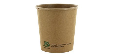 Gobelet à soupe 'pure', rond, 350 ml, brun