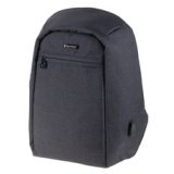 Lightpak Sac à dos 'SAFEPAK', avec port USB, anthracite