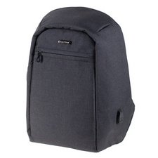 Lightpak Sac à dos 'SAFEPAK', avec port USB, anthracite