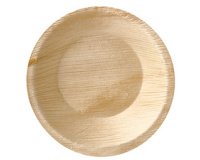 Round palm leaf bowl "Pure" by 25