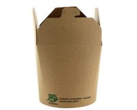 Boîte à snack 'pure', carré, 760 ml, brun