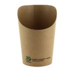Pot à wrap 'pure', rond, 230 ml, brun