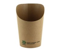 Pot à wrap 'pure', rond, 230 ml, brun