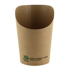 Pot à wrap 'pure', rond, 230 ml, brun
