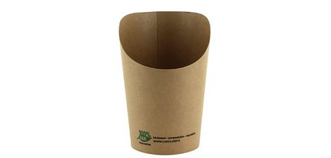 Pot à wrap 'pure', rond, 230 ml, brun