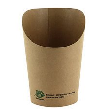 Pot à wrap 'pure', rond, 230 ml, brun