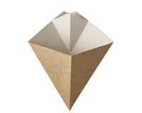 Cornet à frites 'pure', dimensions: 190 x 235 mm