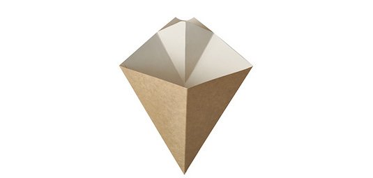 Cornet à frites 'pure', dimensions: 215 x 270 mm
