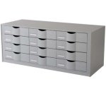 Bloc à tiroirs, 12 tiroirs, couleur:
