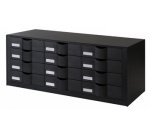 Bloc à tiroirs, 12 tiroirs, couleur: