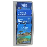 Porte-brochures mural Quick fit, A4