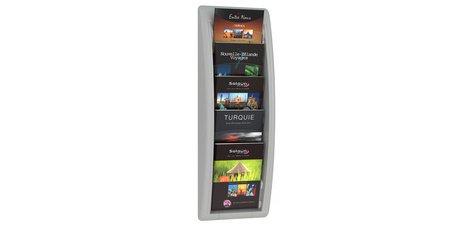 Porte-brochures mural Quick fit, A5