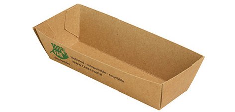 Barquette pour snack 'pure', 120 x 70 x 35 mm