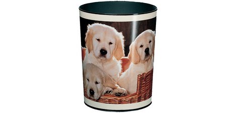 Corbeille à papier 'chiens'