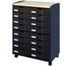 Desserte, 16 tiroirs