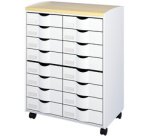 Desserte, 16 tiroirs