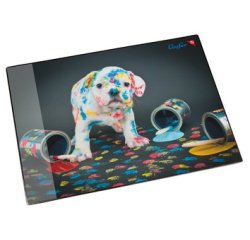 Sous-main 'chien multicoloré', 40 x 53 cm