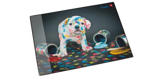 Sous-main 'chien multicoloré', 400 x 530 mm