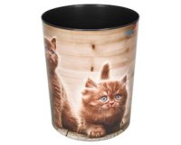 Corbeille à papier 'chats fouineurs'
