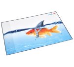 Sous-main 'requin doré', 40 x 53 cm