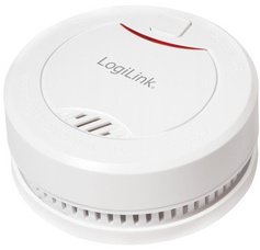 Détecteur de fumée Longlife, avec batterie, blanc