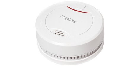 Détecteur de fumée Longlife, avec batterie, blanc
