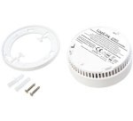 Détecteur de fumée Longlife, avec batterie, blanc