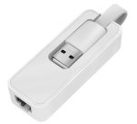 Adaptateur USB 2.0 vers RJ45 Fast Ethernet, blanc