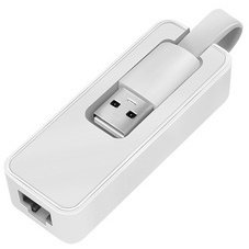 Adaptateur USB 2.0 vers RJ45 Fast Ethernet, blanc