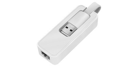 Adaptateur USB 2.0 vers RJ45 Fast Ethernet, blanc