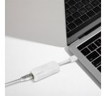 Adaptateur USB 2.0 vers RJ45 Fast Ethernet, blanc