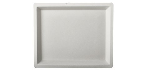 Assiette en canne à sucre 'pure', 130 x 260 mm