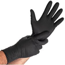 Gant en nitrile 'POWER GRIP LONG', L, noir