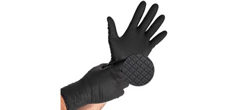 Gant en nitrile 'POWER GRIP LONG', L, noir