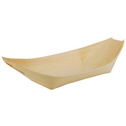 Houten bootje voor aperitief 'Pure', 110 x 65 mm