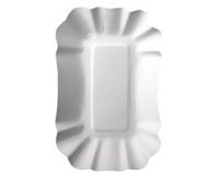 Barquette à frites 'pure', 90 x 140 x 30 mm, blanc