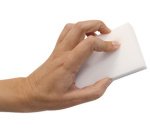 Gomme de nettoyage, paquet de 10, blanc