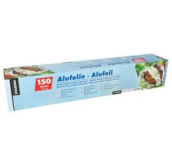 Papel aluminio alimentario ancho 30 cm - Rollo de 150 m