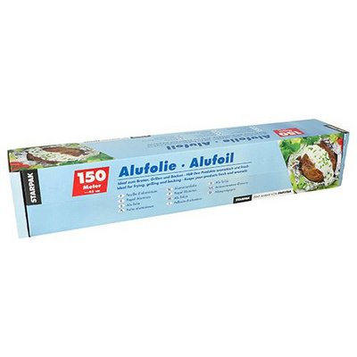 Papel aluminio alimentario ancho 30 cm - Rollo de 150 m