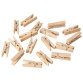 Houten wasknijper, mini, lengte: 35 mm, naturel