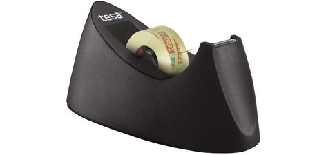 Easy Cut Curve table dispenser, equipped, transparent