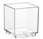 Gobelet pour fingerfood, carré, 42 x 42 x 47 mm