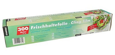 Film alimentaire étirable Polyéthylène, largeur 45 cm - Rouleau de 300 m